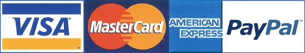 Visa MasterCard American Express PayPal